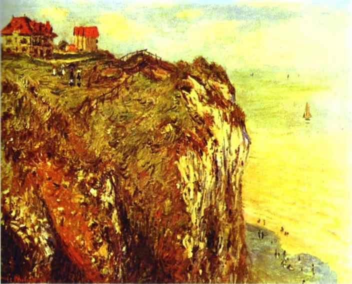 Claude Monet. Cliffs near Dieppe.