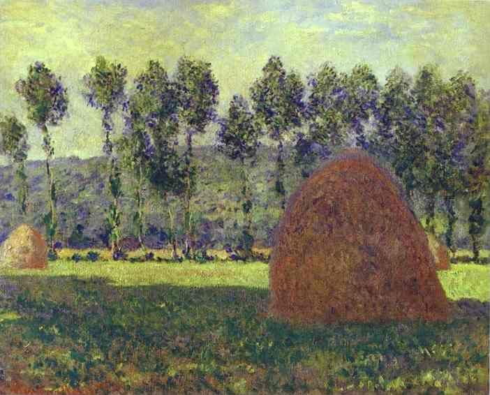 Claude Monet. Haystack at Giverny.