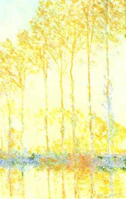 Claude Monet. Poplars on the Bank of the River Epte.