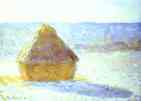 Haystack, Snow Effects, Morning.