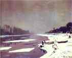 Ice on the Seine near Bougival.