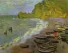 The Beach at Etretat.