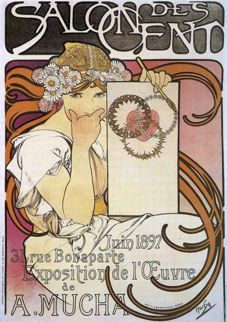 Alphonse Mucha. Salon des Cent.