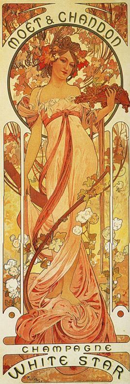 Alphonse Mucha. Moët & Chandon -
 White Star.