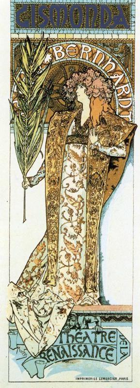 Alphonse Mucha. Gismonda.