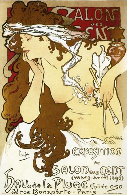 Alphonse Mucha. Salon des Cent.