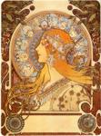 Alphonse Mucha. Zodiac.