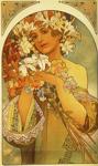 Alphonse Mucha. Flower.