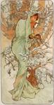 Alphonse Mucha. Winter. From The Seasons Series.