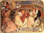 Alphonse Mucha. Amants.