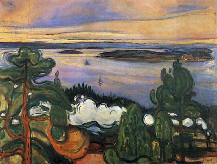 Edvard Munch. Train Smoke.