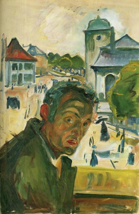 Edvard Munch. Self-Portrait in Bergen.