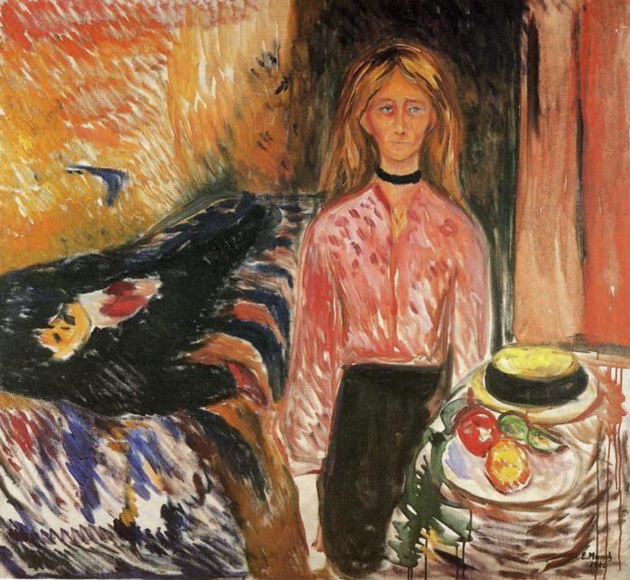 Edvard Munch. The Murderess.