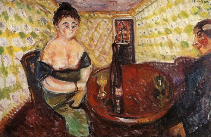 Edvard Munch. Brothel Scene. Zum sussen Madel.
From the series The Green Room.