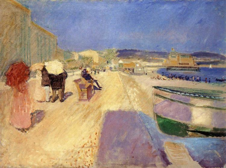 Edvard Munch. Promenade des Anglais, Nice.