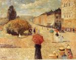Edvard Munch. Spring Day on Karl Johan Street.