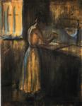 Girl Washing.