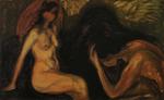 Edvard Munch. Man and Woman.