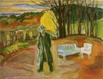 Self-Portrait in the Garden,
 Ekely.