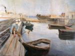 Edvard Munch. Arrival of the Mail Boat.