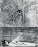 Edvard Munch. By the Fireplace.