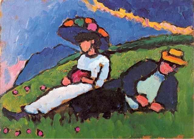 Gabriele Münter. Jawlensky and Werefkin.