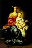 Bartolomé Esteban Murillo. Madonna
 of the Rosary.