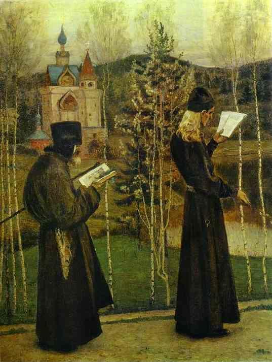 Mikhail Nesterov. On the Eve of Annunciation Feast.