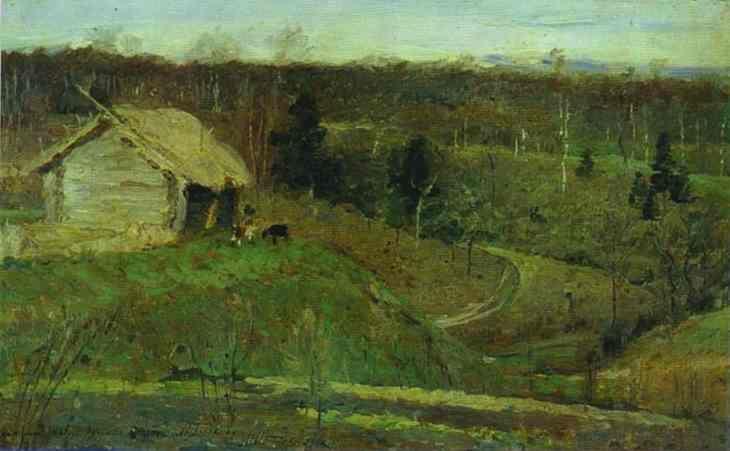 Mikhail Nesterov. Spring. Study.