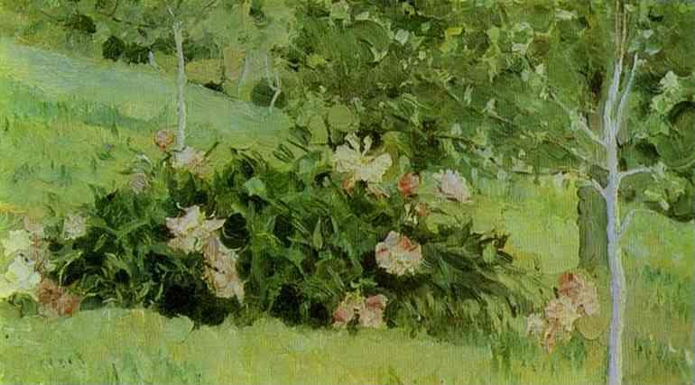 Mikhail Nesterov. Peonies.