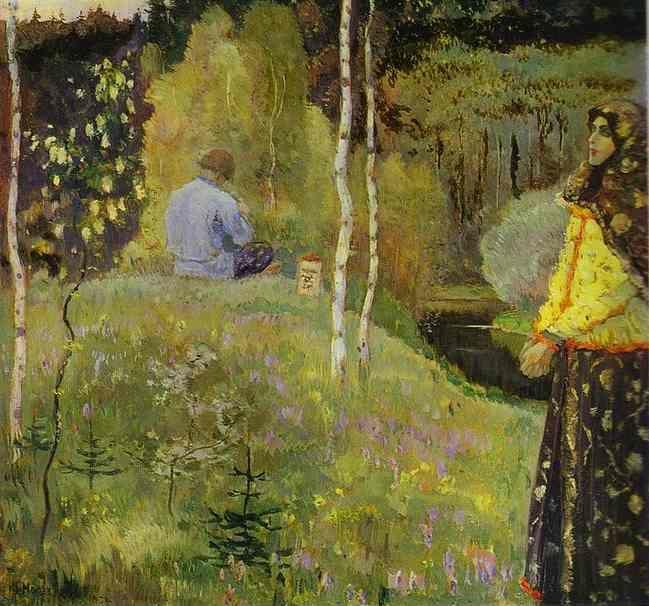 Mikhail Nesterov. Reedpipe.