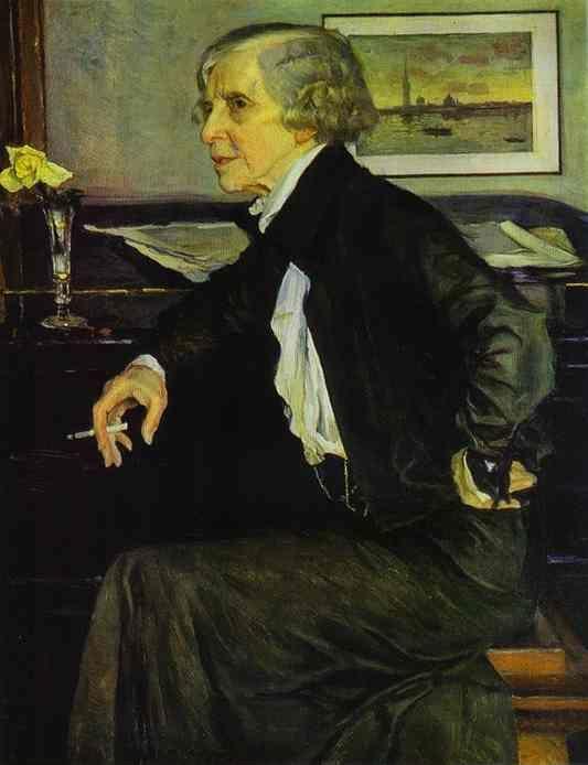 Mikhail Nesterov. Portrait of Elizaveta Kruglikova.