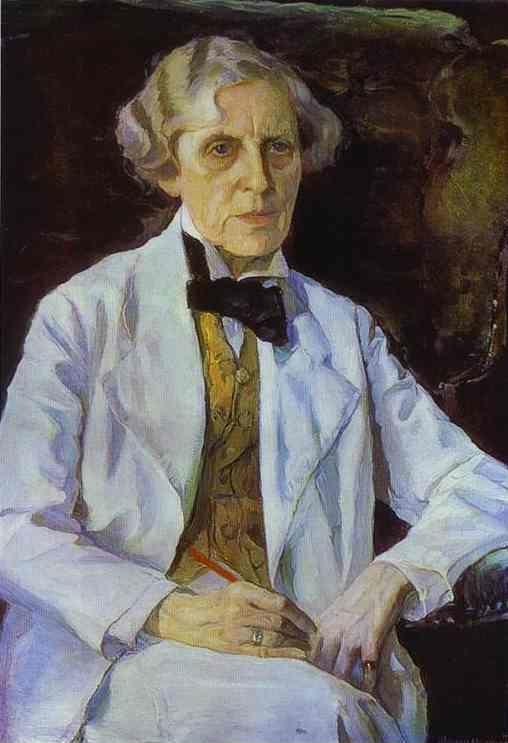 Mikhail Nesterov. Portrait of Elizaveta Kruglikova.
