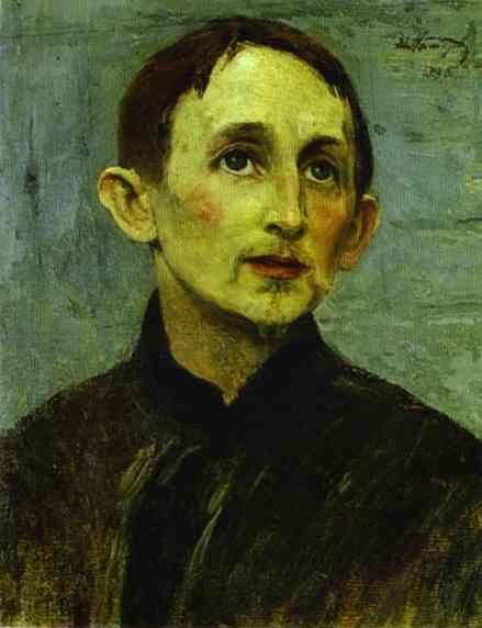 Mikhail Nesterov. Portrait of Apollinary Vasnetsov. Study for "Youth of St. Sergiy Radonezhsky".