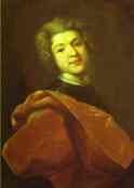 Ivan Nikitin. Portrait of Baron S. G. Stroganoff.