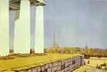 Anna Ostroumova-Lebedeva. St. Petersburg. Colonnade of the Stock Exchange.