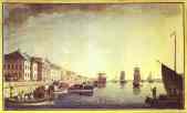 Benjamin Paterssen. The Neva Embankment by
 the Senate.