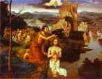 Joahim Patinir. The Baptism of Christ.