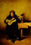 Vasily Perov. Lonely Guitarist.