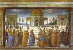 Pietro Perugino. The Delivery of the  Keys.