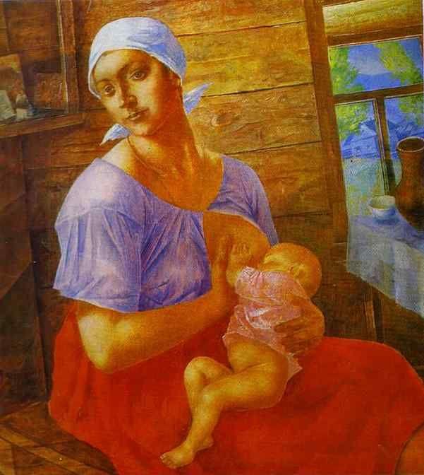 Kuzma Petrov-Vodkin. Mother.