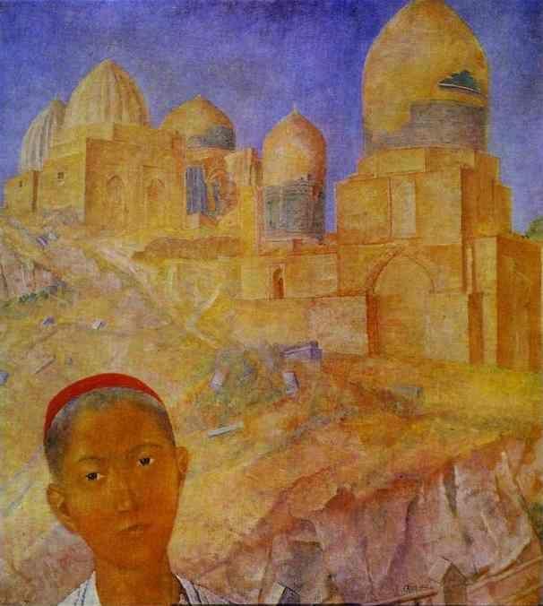 Kuzma Petrov-Vodkin. Shah-i-Zinda. Samarkand.