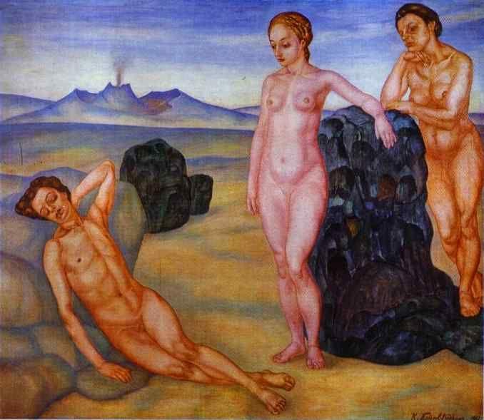 Kuzma Petrov-Vodkin. Dream.