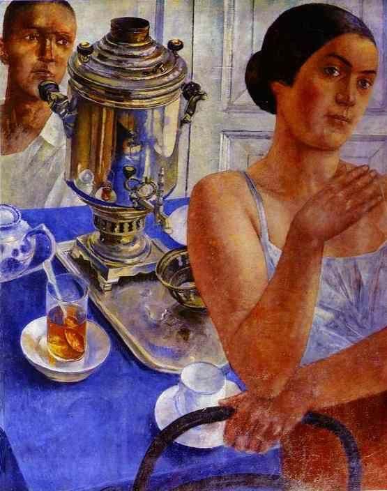 Kuzma Petrov-Vodkin. Samovar.