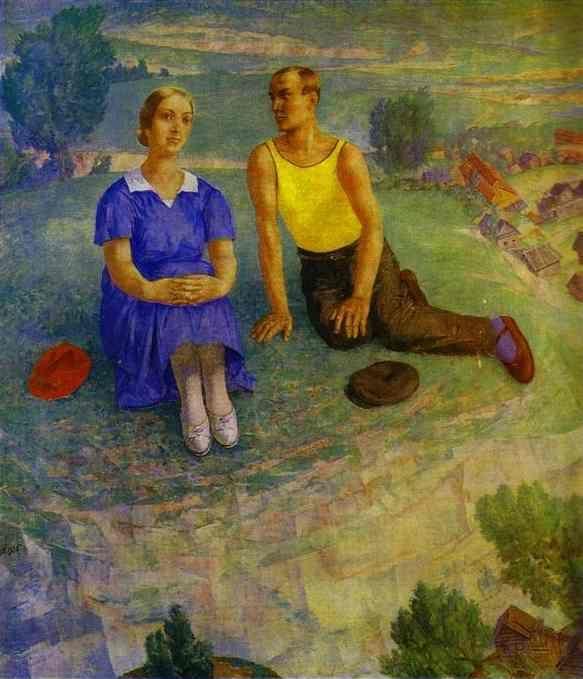 Kuzma Petrov-Vodkin. Spring.