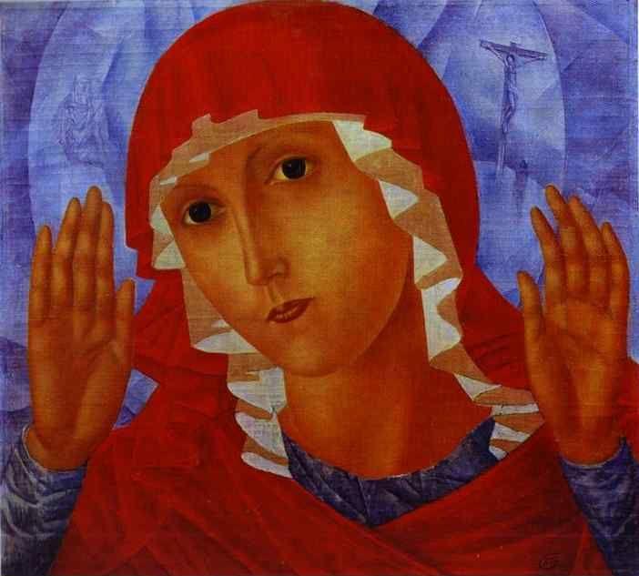 Kuzma Petrov-Vodkin. Our Lady.