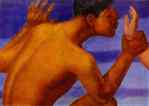 Kuzma Petrov-Vodkin. Adolescence. Detail.