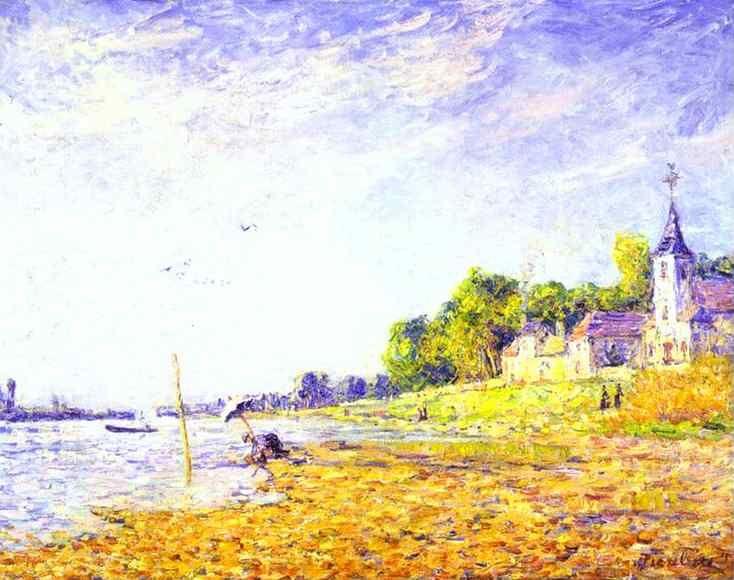 Francis Picabia. Bank at Poissy / Bords de
 l'eau à Poissy.