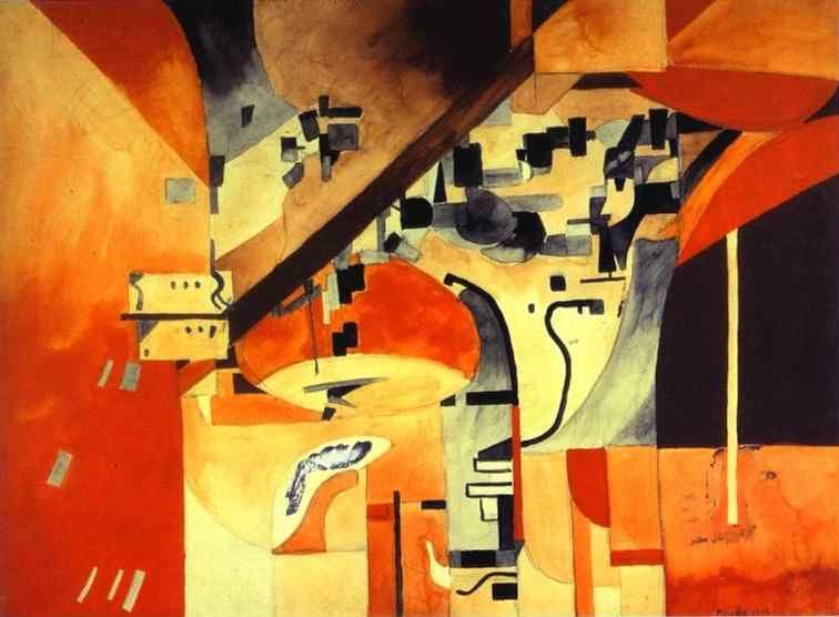 Francis Picabia. New York as Seen from Across the Body / La ville de New York aperçue à travers le corps.