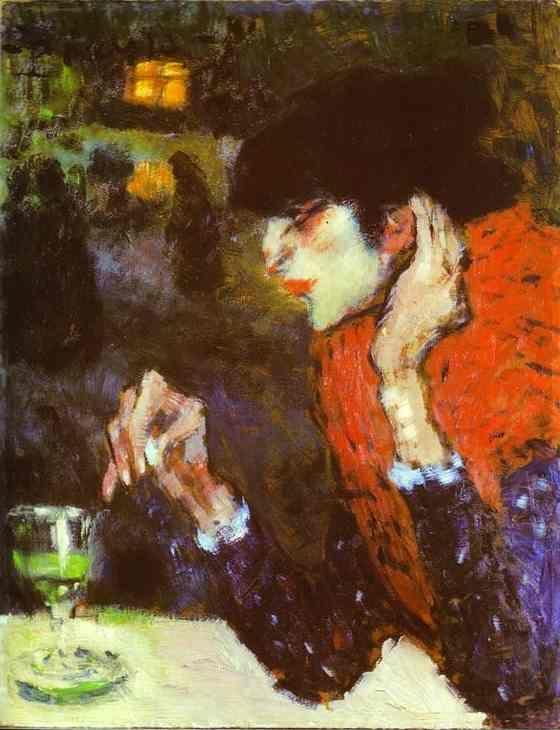 Pablo Picasso. The Absinthe Drinker.